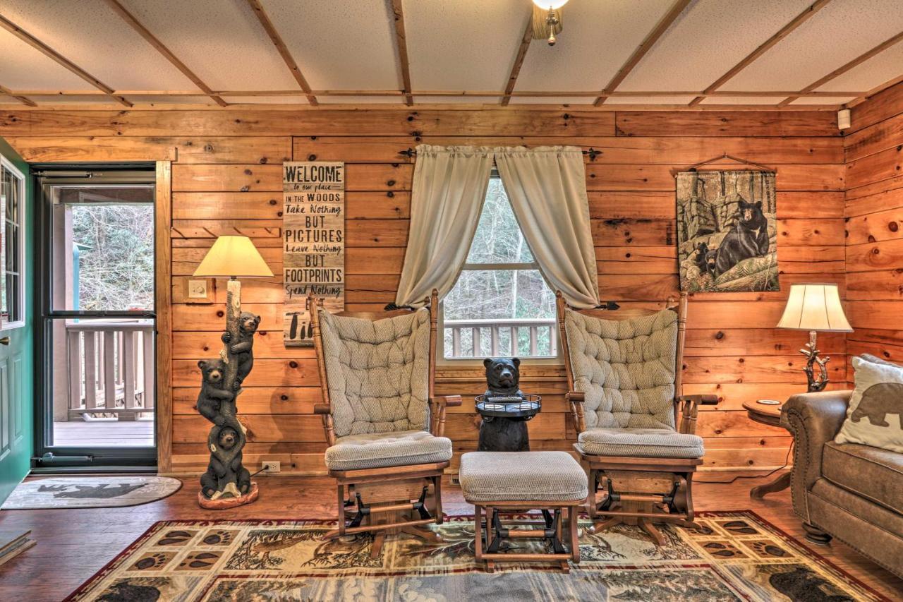 Smoky Mountain Cozy Cove Cabin Deck And Fire Pit! Cosby 外观 照片