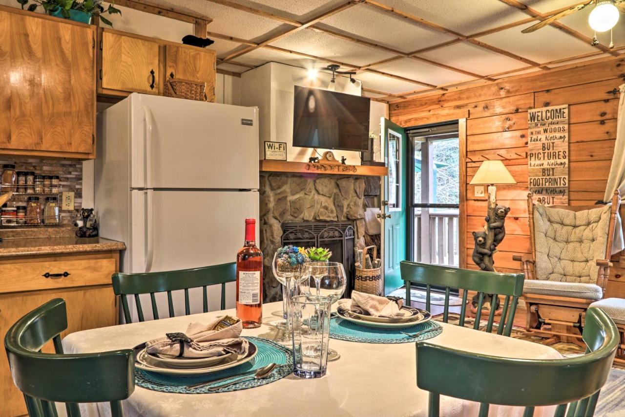 Smoky Mountain Cozy Cove Cabin Deck And Fire Pit! Cosby 外观 照片