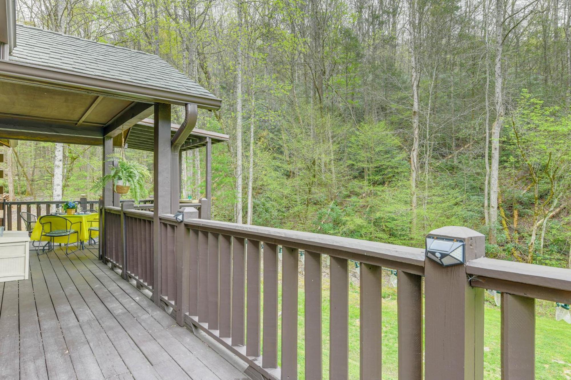 Smoky Mountain Cozy Cove Cabin Deck And Fire Pit! Cosby 外观 照片